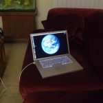 Apple on Couch