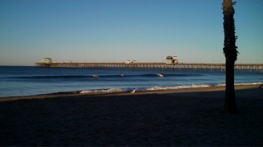 Surfers Up Early Catching Waves