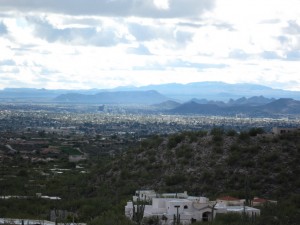 Downtown Tucson from the top of Alvernon Downtown Tucson from the top of Alvernon